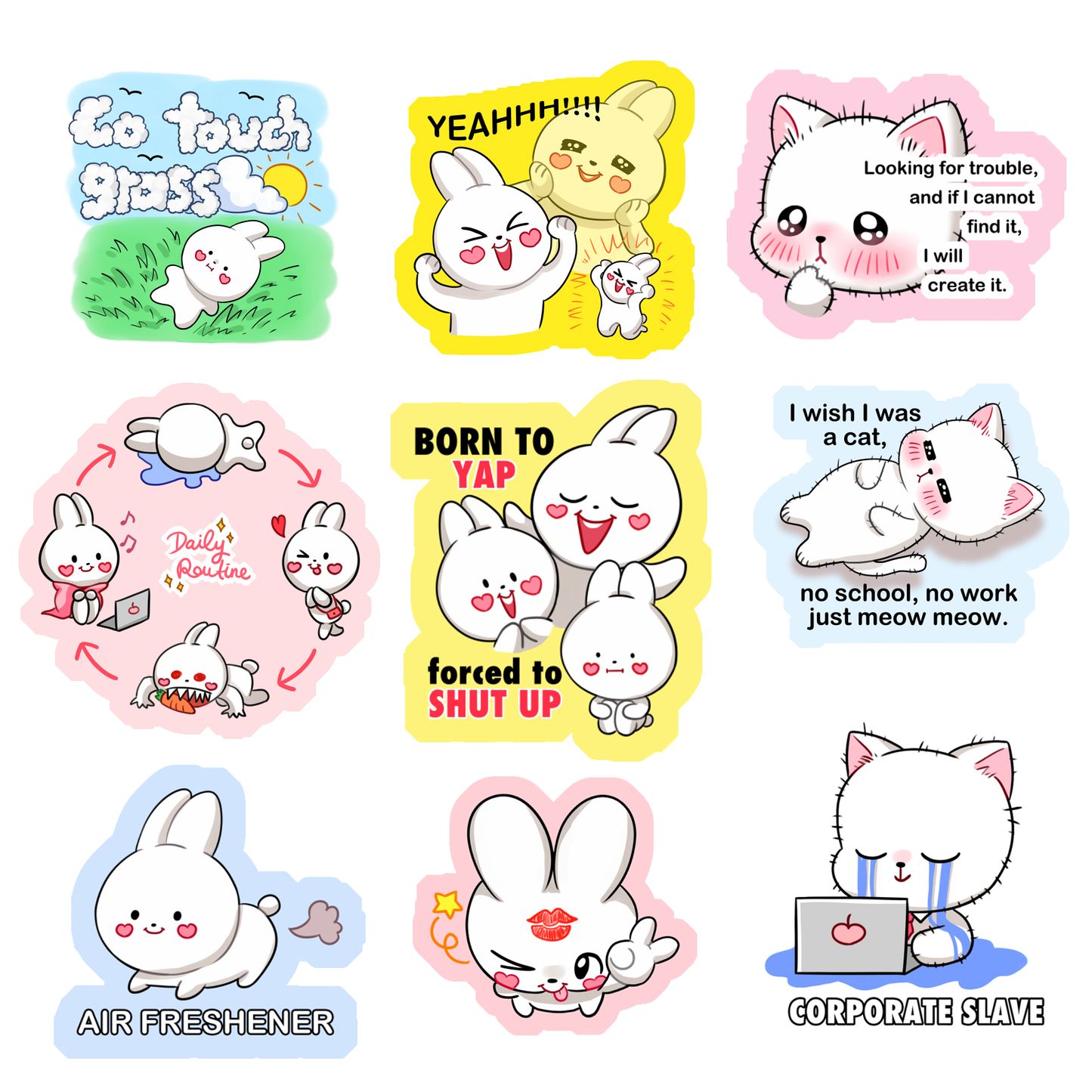 Unhinged Stickers