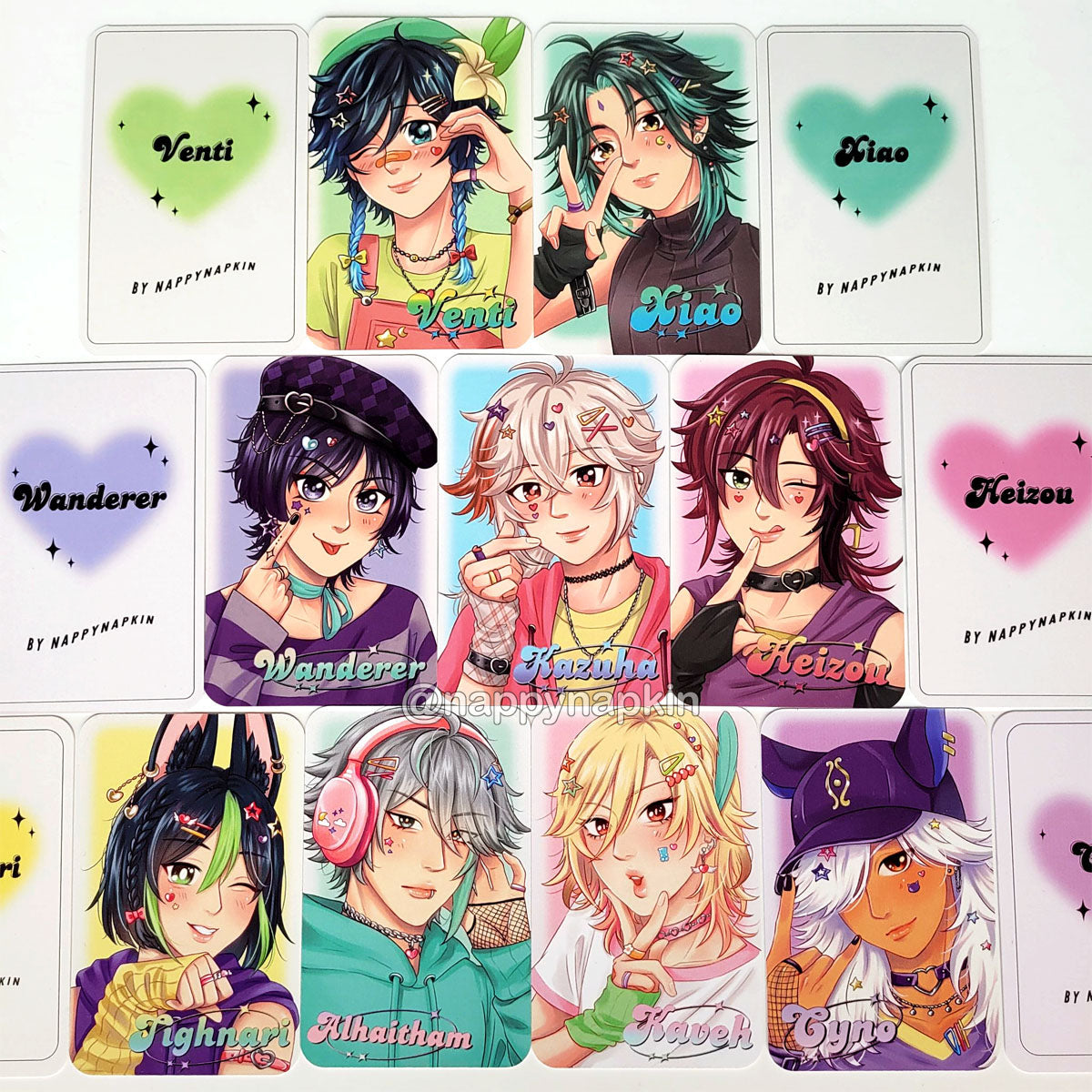 Genshin Idols Photocard